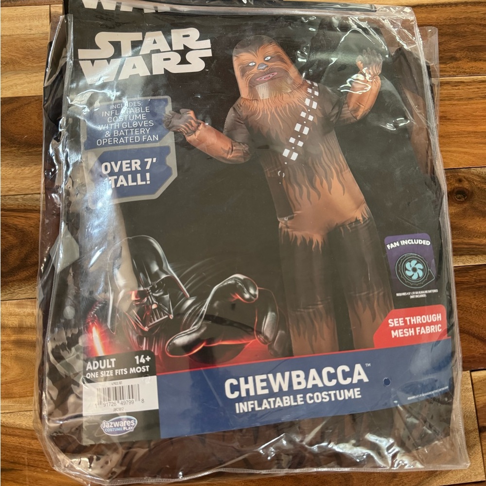 Adult Chewbacca inflatable Halloween costumes Star Wars